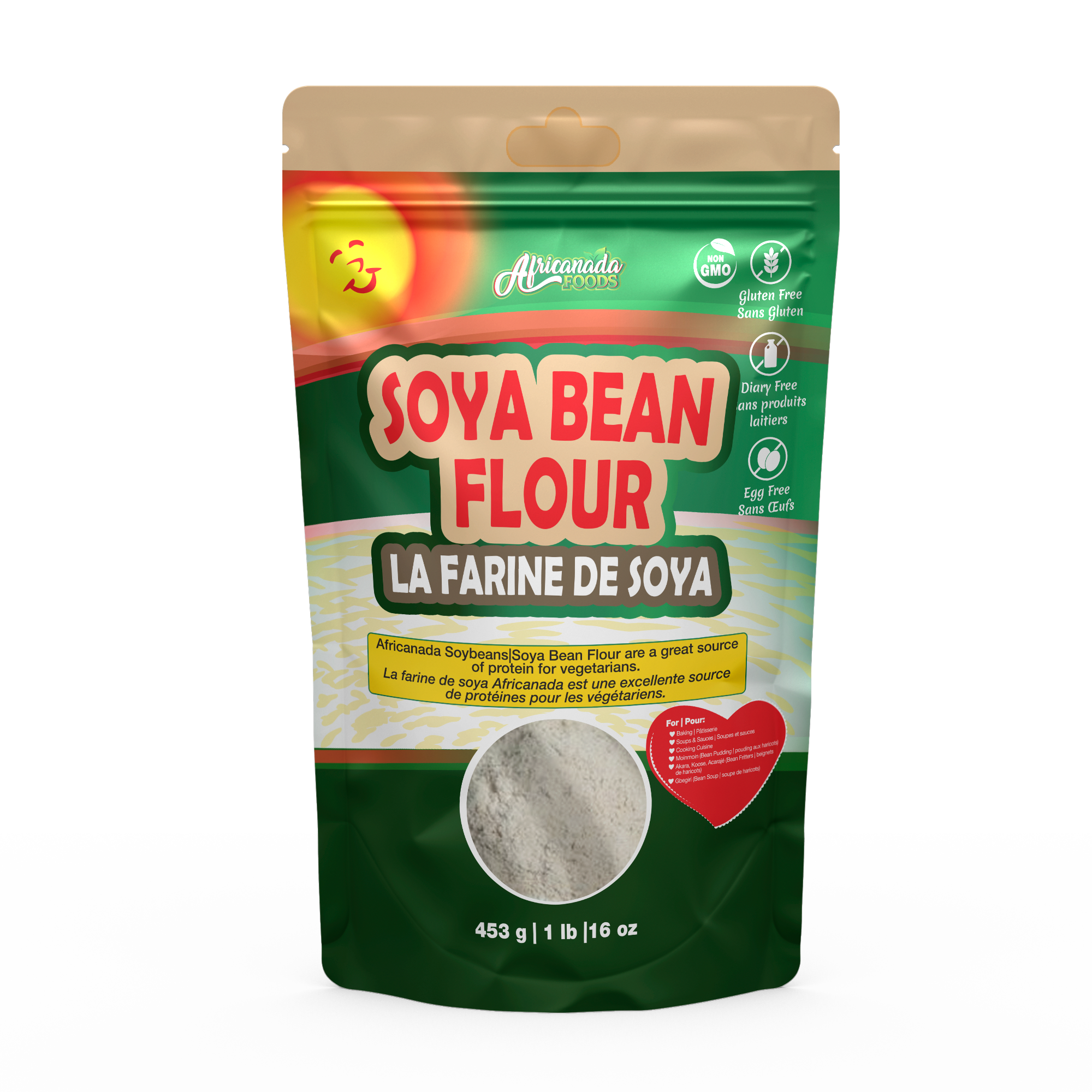 SoyBean Flour - Case pack (6 x 454g)
